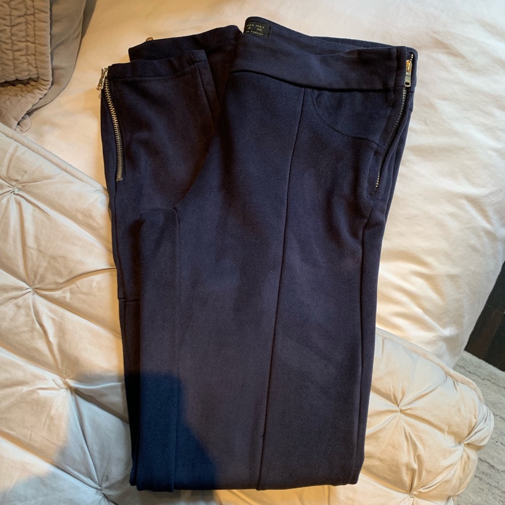 ZARA Suede Leggings